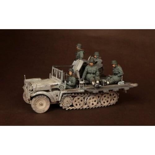 1/35 Resin Figure Model Kit Unassambled Unpainted 967(NO CAR 5 figures)