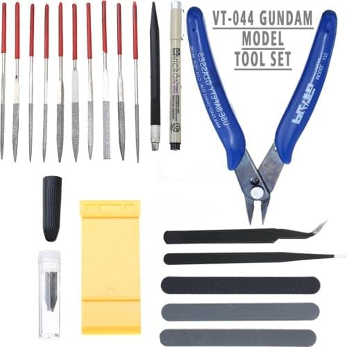 19pcs Modeler DIY Basic Tools Sets For Gundam Modeler Hobby Modelling DIY Accessories Assembly Craft Repair Fix Kits