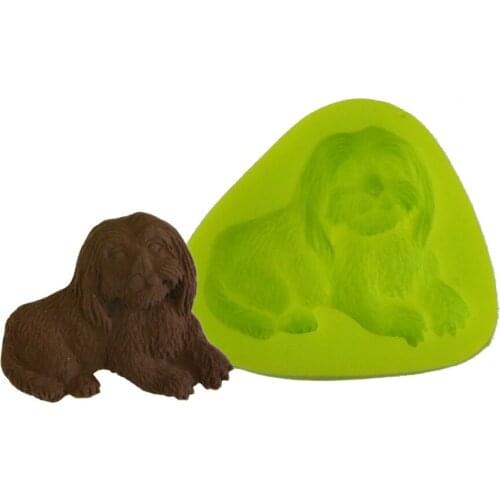 3D Silicone Mold Soap Mold Fondant Cake Decorating Tools Cupcake Animal Dog Cake Mold Soap Moldes Cake Decorating Fondant Tools