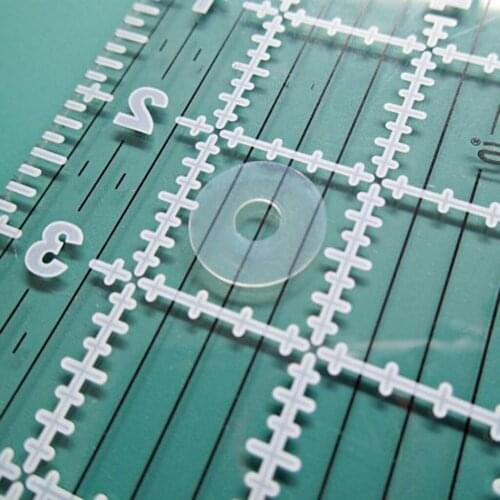 75x Clear ADHESIVE Silicone Gel Ruler Grips Non-slip Sewing Craft Anti-slip