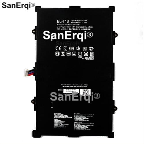 BL-T18 G PAD II Tablet Battery for LG G PAD II PAD X 10.1 V930 V935 BL-T18 7400mAh Battery