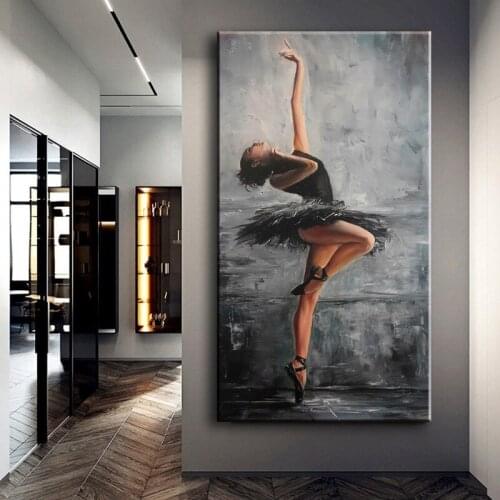 Large size 5D diy Diamond Painting Elegant Figure Art Ballet Dancing diamond mosaic full square Round drill embroidery DIY Gift