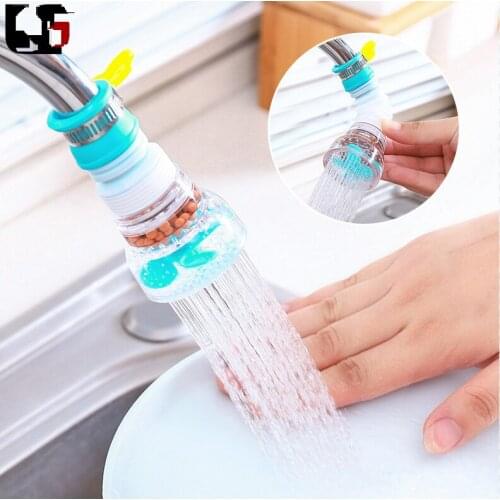 Splash-proof Shower Household Kitchen Faucet Splash-proof Head Water Filter Tap Water Sand Removal Water Purification Filter