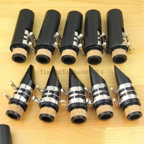 Clarinet parts 10 set bB Clarinet mouthpiece reeds +ligature + cap