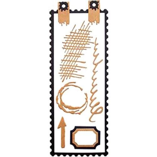 Long Rectangle Border Frame Metal Cutting Dies 2021 New Diy Molds Scrapbooking Paper Making Die Cuts Crafts Christmas Dies