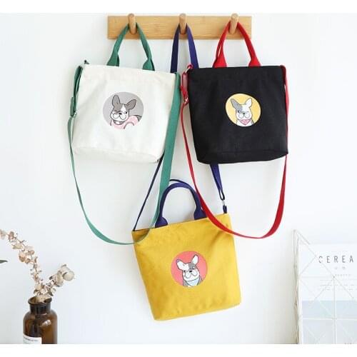 Women Canvas Tote Ladies Shoulder Bag Fashion Girl School Books Bag Travel Shopping Bag