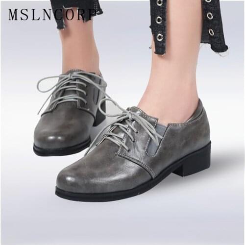 MSLNCORP Women's Oxfords