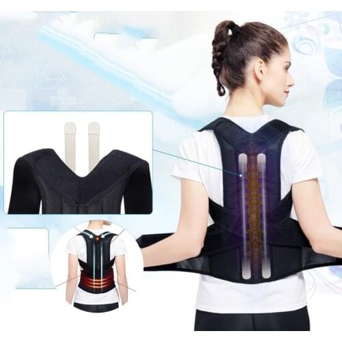 New Medical Adjustable Clavicle Posture Corrector Men Woemen Back Brace Shoulder Lumbar Support Belt Corset Posture Correction