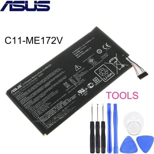 Original ASUS C11-ME172V Battery For ASUS MeMoPad K004 Fonepad ME371MG ME371 ME172V 4270mAh High Capacity