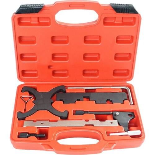 Engine Belt Timing Tool Kit Universal 7Pcs for Fo rd Fo cus 1.6 TI-VCT Fie sta Car Repair Tool Set