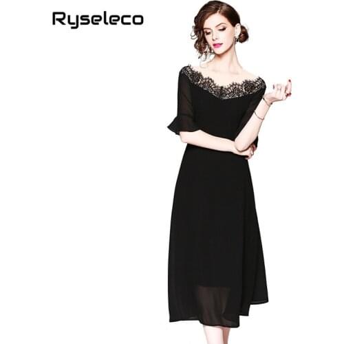 Ryseleco Colored Summer Dresses