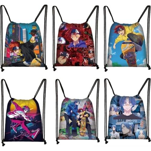 Anime SK8 The Infinity Backpack Men Women Drawstring Bags Student Shopping School Traveling Bags Teenager Shoes Storage Bag