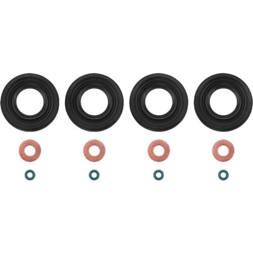 Fuel Injector Seal Washer O-Ring Kit Replacement for Ford Transit MK7 2.2 2.4 3.2