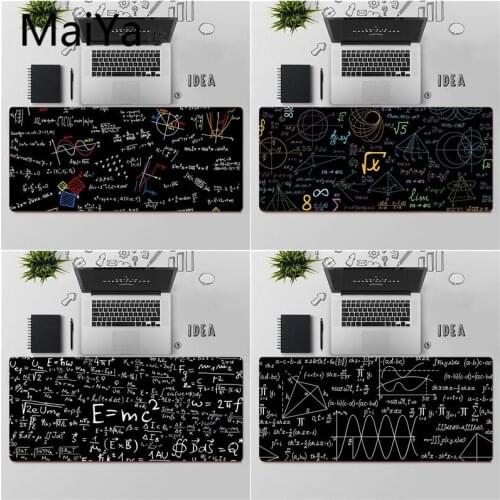 Maiya Top Quality Geometric Math formula Durable Rubber Mouse Mat Pad Free Shipping Large Mouse Pad Keyboards Mat