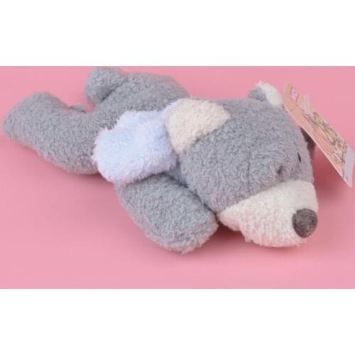 1 Pcs White Scarf Bear Plush Fridge Magnet Toy, Kids Child Doll Gift Free Shipping