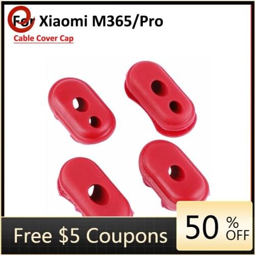 4pcs Rubber Charge Port Cover Cap Rubber Plug For Xiaomi M365 Scooter Part