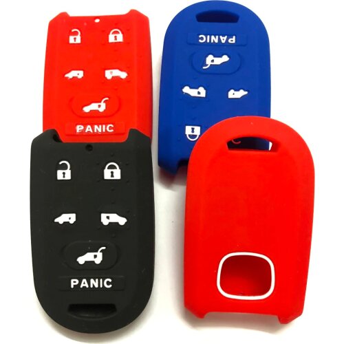 6 Button Remote FOB Holder Skin Case For Honda Odyssey Smart Key Keyless Entry Protector