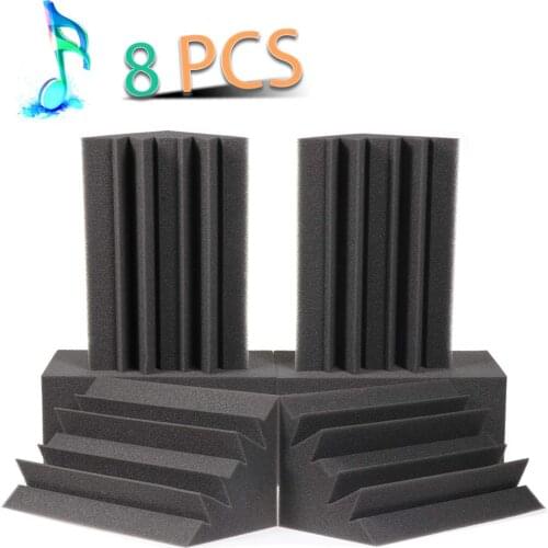 8 pcs Studio Bass trap Soundproof foam/acoustic foam Epacket can be also to FR,UK,AU,CA
