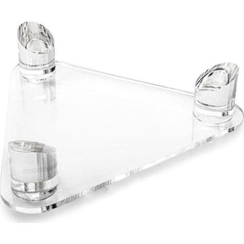 Acrylic Ball Stand - Holds Footballs, Basketballs, Volleyballs or Soccer Balls - Display Stand or Holder