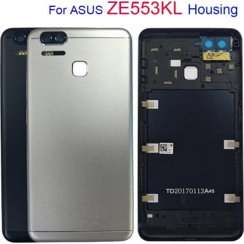 5.5" For ASUS ZenFone 3 Zoom ZE553KL Back Battery Cover Case with Volume Power Button Camera Lens For ASUS ZE553KL Battery Cover