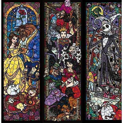 Cartoon Diamond Painting Disney Fairy Tale Princess Animal Embroidery Strip 5D DIY Cross Stitch Mosaic Set Square Round Photo