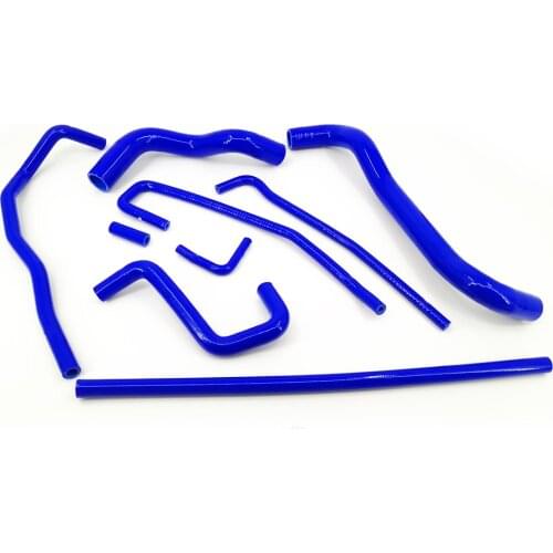 For 91-96 CHEVY CORVETTE 5.7L LT1 V8 /9PCS Silicone Radiator Hose Kit