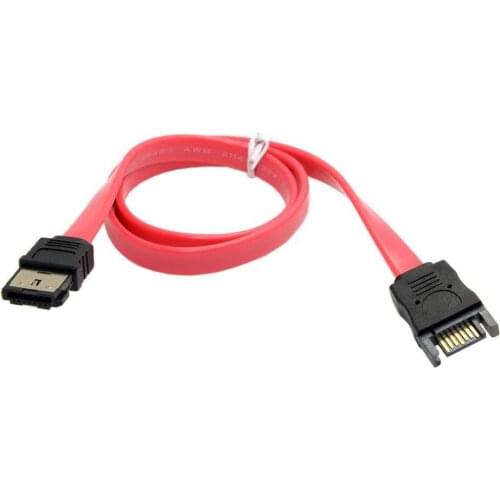 For ESATA To SATA Cable Serial External SATA Cable To Adaptor Cable Male Pin Cable 7 Pin Adapter Convertidor Shielded Female
