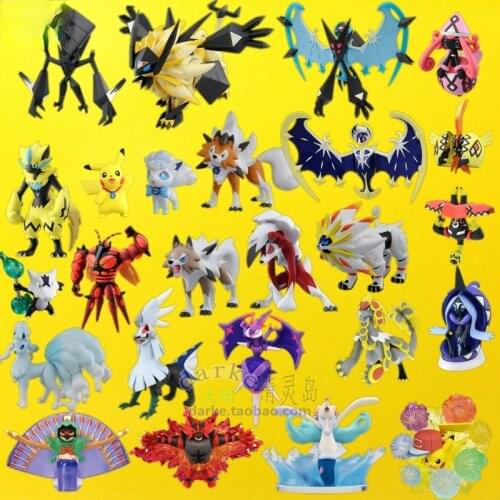 TAKARA TOMY Genuine Pokemon MC/SP/HP Rotom Pokedex Komala Meltan Sandygast Meowth Zeraora Necrozma Action Figure Model Toys