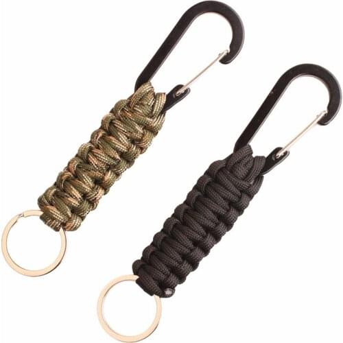 CAMPINGSKY Outdoor Camping tool key chain Survival Equipment Parachute Cord Rope Paracord Keychain Travel Kits