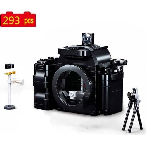 2021 City Creator Series Classical Camera DIY Model Desktop Ornaments Building Blocks Bricks Toys Gifts