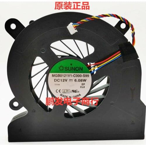CPU Cooling Fan for Acer Aspire All In One 5600U 7600u A5600U-UB308 cooler MGB0121V1-C000-S99 4pin 12V 6.08W
