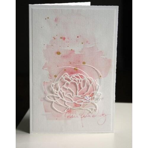 Mmao Crafts Metal Steel Cutting Dies New Flower decoration Stencil For DIY Scrapbooking Paper/photo Cards Embossing Dies
