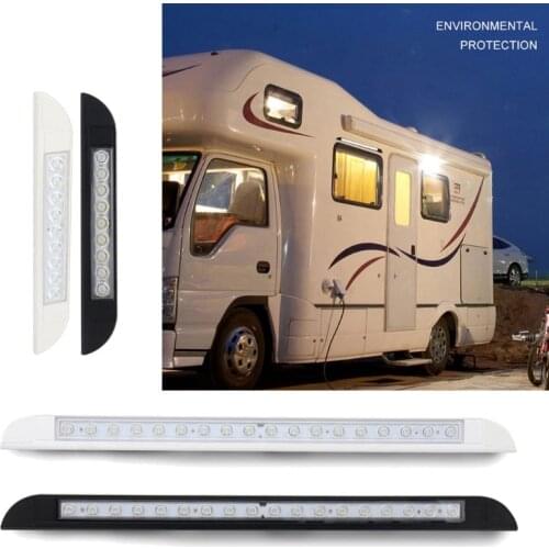 Trailer Exterior Lamp 12-28V LED Awning Lamp for RV Caravan Interior Wall Lamps Outdoor Camping Light Equipment