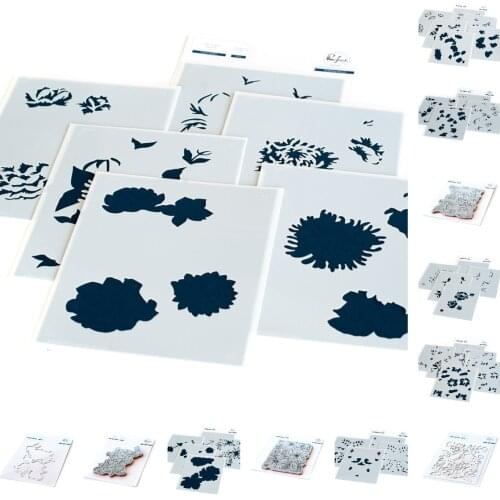 2021 New Thanksgiving Plant Friendly Flowers Metal Cutting Die And Stamp DIY Scrapbooking Craft Embossing Making Stencil