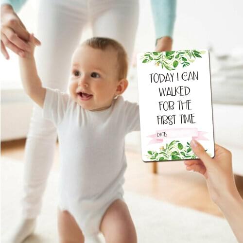 12 Milestone Milestone Photo Sharing Card Gift Set Baby Age Card Newborn Photo Memorial Gift