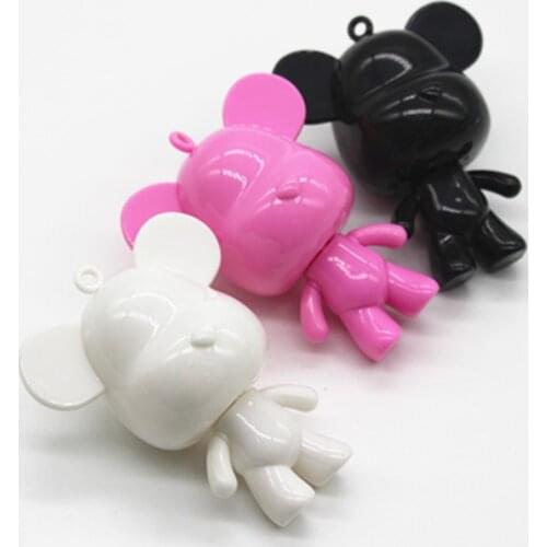 DIY Cute Croc Charms Designer Fashion Lovely Cartoon Shoe Charms for Crocs Multiple Bear Clogs Shoes Decoration for Kids Gifts