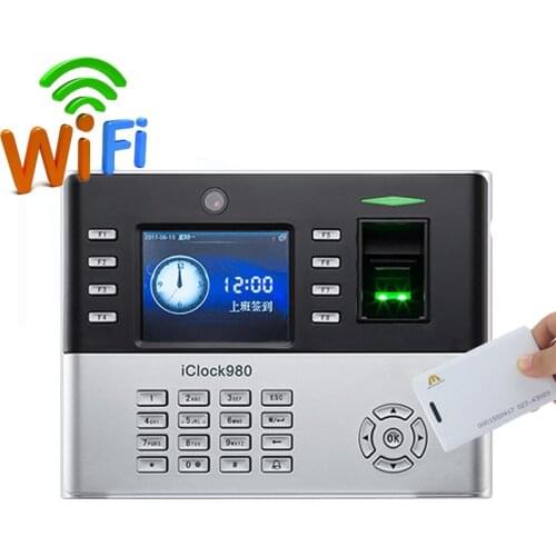 SMART card system ZK Fingerprint Time Attendance System With Camera Biometric Fingerprint Door Access Control Optional WIFI
