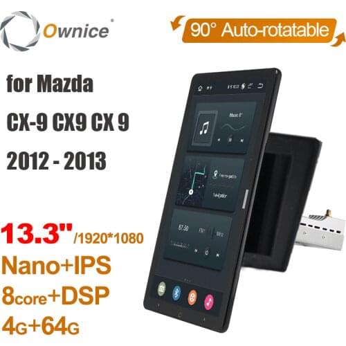 Tesla Style PX6 Android 10.0 Car Multimedia Video Player Carplay Wifi Navigation GPS Radio For Mazda CX-9 CX9 CX 9 2012 - 2013