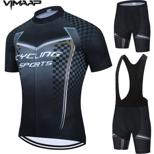 2021 New VIMAAP Cycling Jersey Set MTB Uniform Bike Clothing Ropa Ciclismo Bicycle Wear Clothes Men Short sports Maillot Culotte