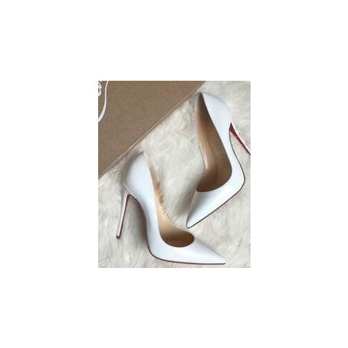 Moraima Snc White patent leather 12/10/8cm High Heel Shoes Women Pointed Toe Sexy Pumps Night Club Wearing Stiletto Heels