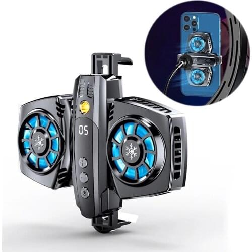 Universal Mini Mobile Phone Cooling Fan Radiator Turbo Hurricane Game Cooler Cell Phone Cool Heat Sink For IPhone/Samsung/Xiaomi