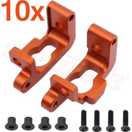 10Pairs/lot Aluminum Front Base C Hub Set (L/R) For RC HPI WR8 Flux Bullet ST MT 3.0 Ken Block 108077 Upgrade Parts