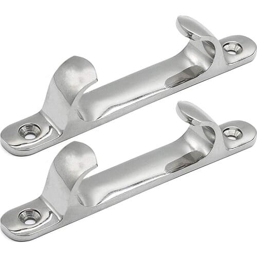 Bow Chocks Cleat Stainless 5-Inch for Boats Marine 2 pcs