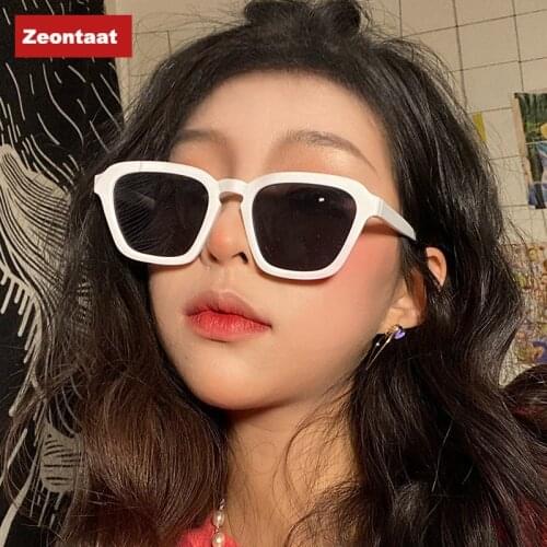 2021 Square Sunglases Men Hexagon Sun Glasses Mannen Women White Frame Fishing Glasses Gold Gray Eyewear Lentes De Sol Hombre