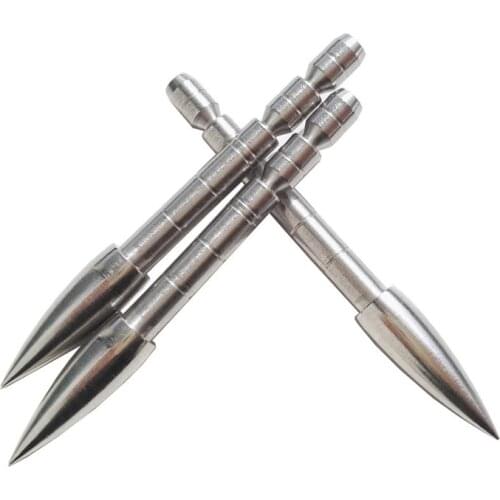 24pcs Archery Insert Broadheads 100/120/150 Grains ID 4.2mm Arrows Shaft Archery Arrowhead Arrow Tips Practice Arrow