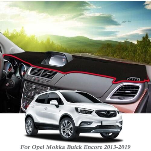 Car Styling Dashboard Avoid Light Pad Instrument Platform Cover Rose Mat For Opel Mokka Buick Encore 2013-2019 LHD&RHD Mat