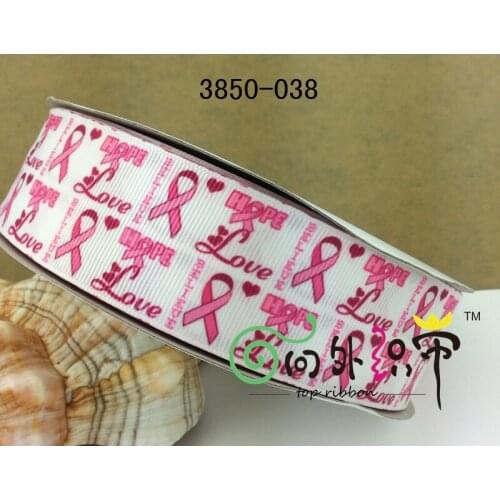 Free shipping 50 yard per size cartoon printed grosgrain ribbon 3850