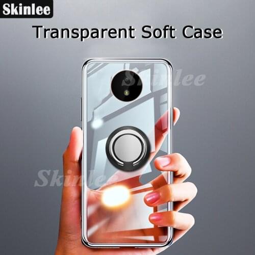Skinlee For Nokia C20 Case Official Original Shockproof With Ring Holder Soft Clear Cover For Nokia C10 Phone Case