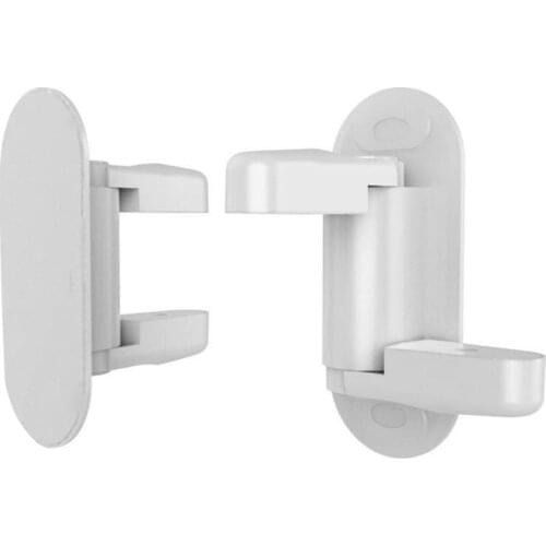 H7JB 1 Pack Upgraded Child Door Locks Child Proof Door Lever Lock Adhesive Baby Door Lock One Hand Opertaion Crash-Proof