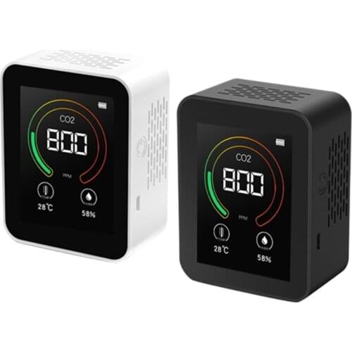 CO2 Meter Air Quality Monitor 400-5000 PPM Sensor Carbon Dioxide Detector Tester